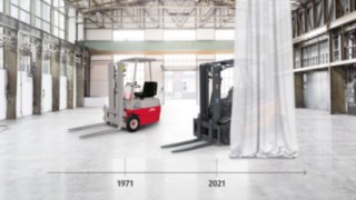 50 Jahre Linde E-Stapler 50 Jahre Linde E-Stapler