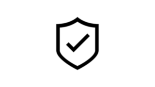 Ein Icon, das Sicherheit darstellt