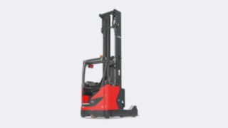 Der Schubmaststapler R20 von Linde Material Handling mit neuem Schubmast.