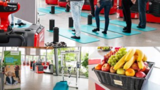 Obst, Gemüse und Smoothie für die Gesundheit Obst, Gemüse und Smoothie für die Gesundheit der Mitarbeiter von Linde Material Handling Rhein-Ruhr